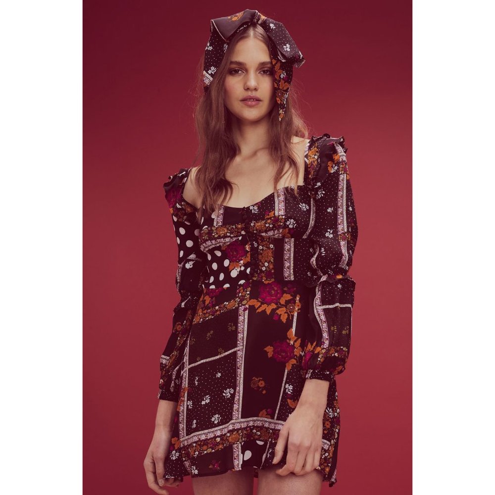 For Love & Lemons Georgi babydoll dress (M)